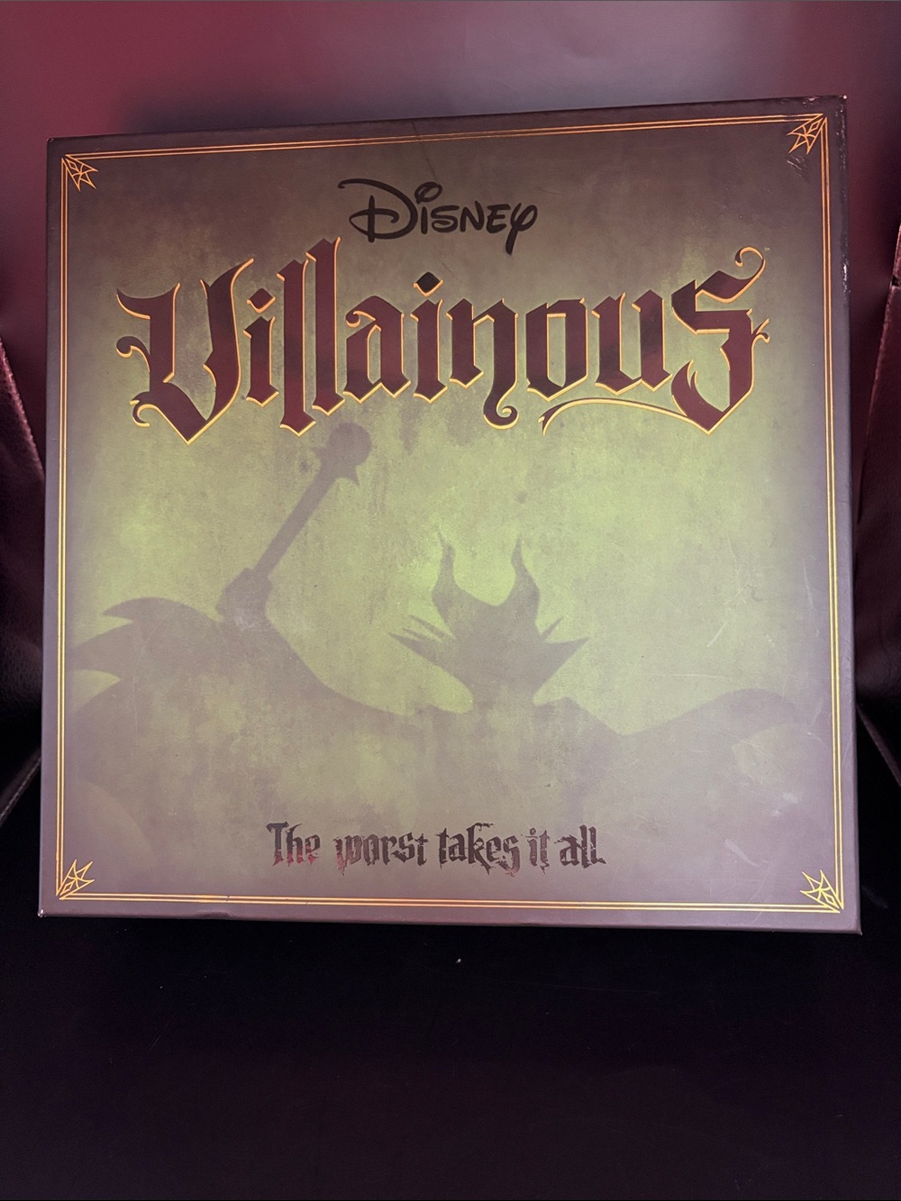 Disney Villainous Board Game - Green and Gold Artwork